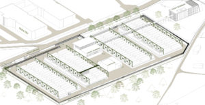 Big Data Center - Axonométrie